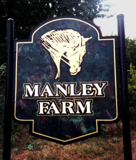 Manley Farm Sign, Sign, Flying Armadillo Signs, Mike Burrell, FASCO